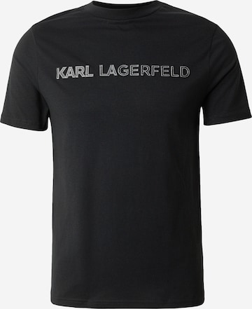 Karl LagerfeldMajica - crna boja: prednji dio