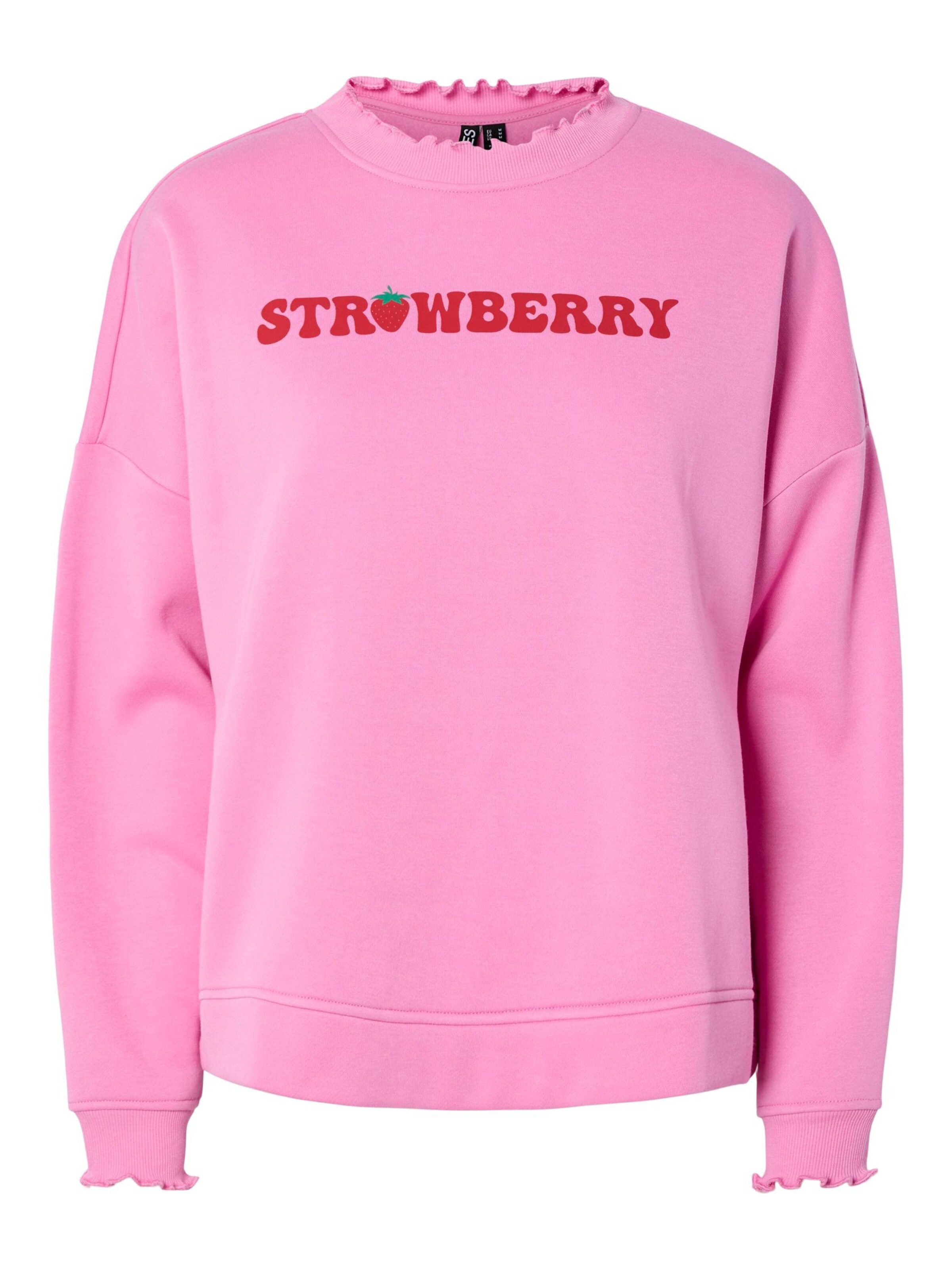 PIECES Mikina 'PCMaliah' – pink: přední strana