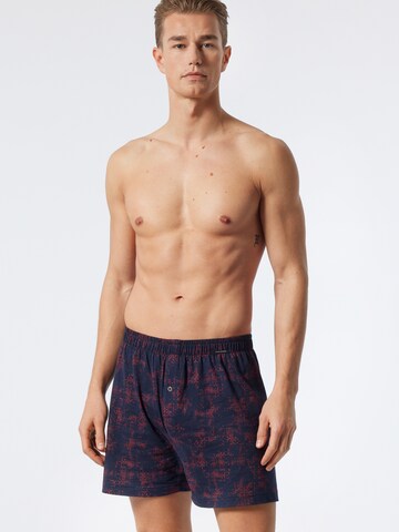 SCHIESSER Boxershorts 'Fun Prints' in Blau