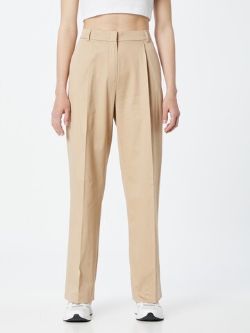 Loosefit Pantaloni con piega frontale di GERRY WEBER in beige: frontale