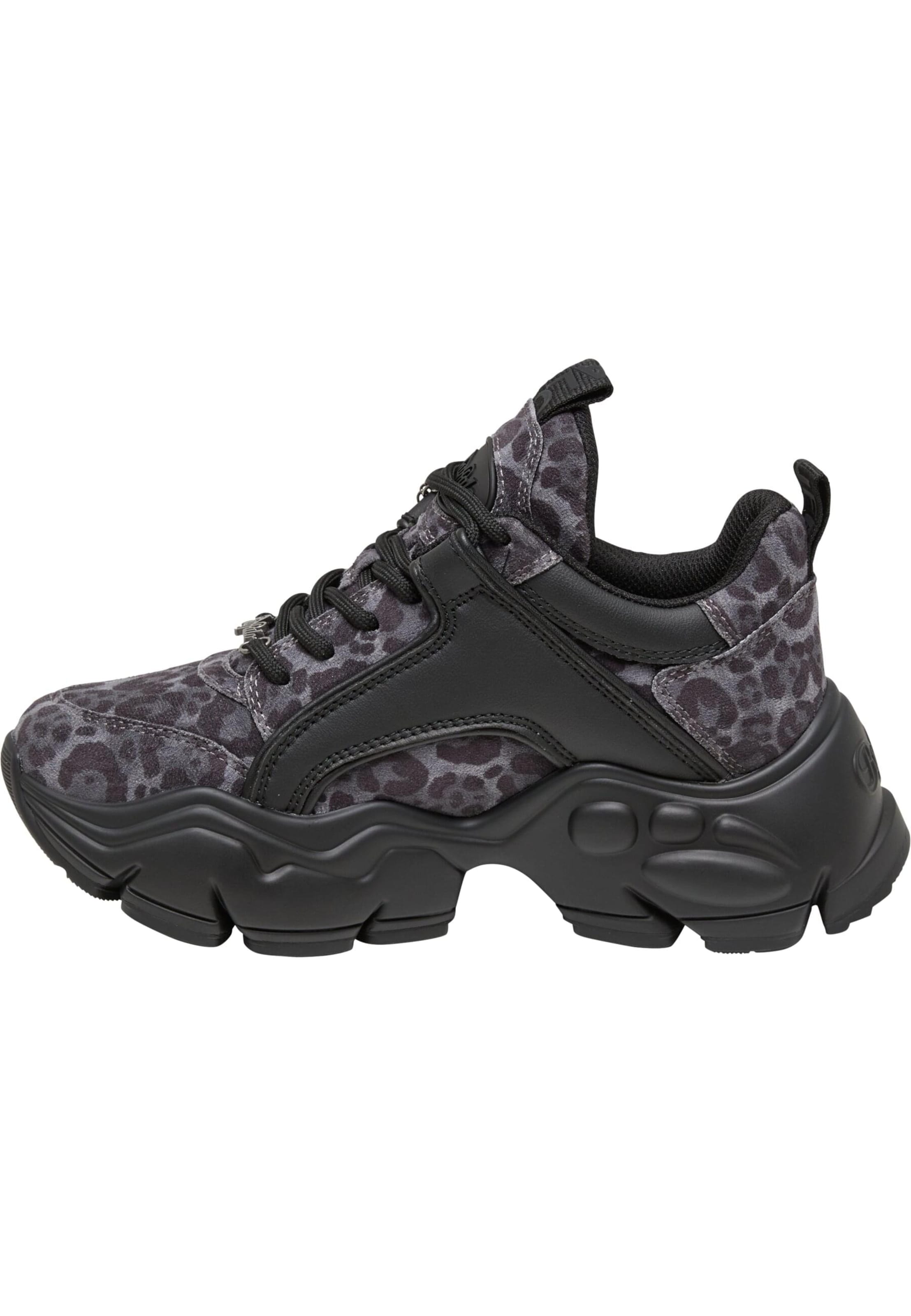 BUFFALO Baskets basses 'Binary C' en gris / graphite / noir, Vue avec produit