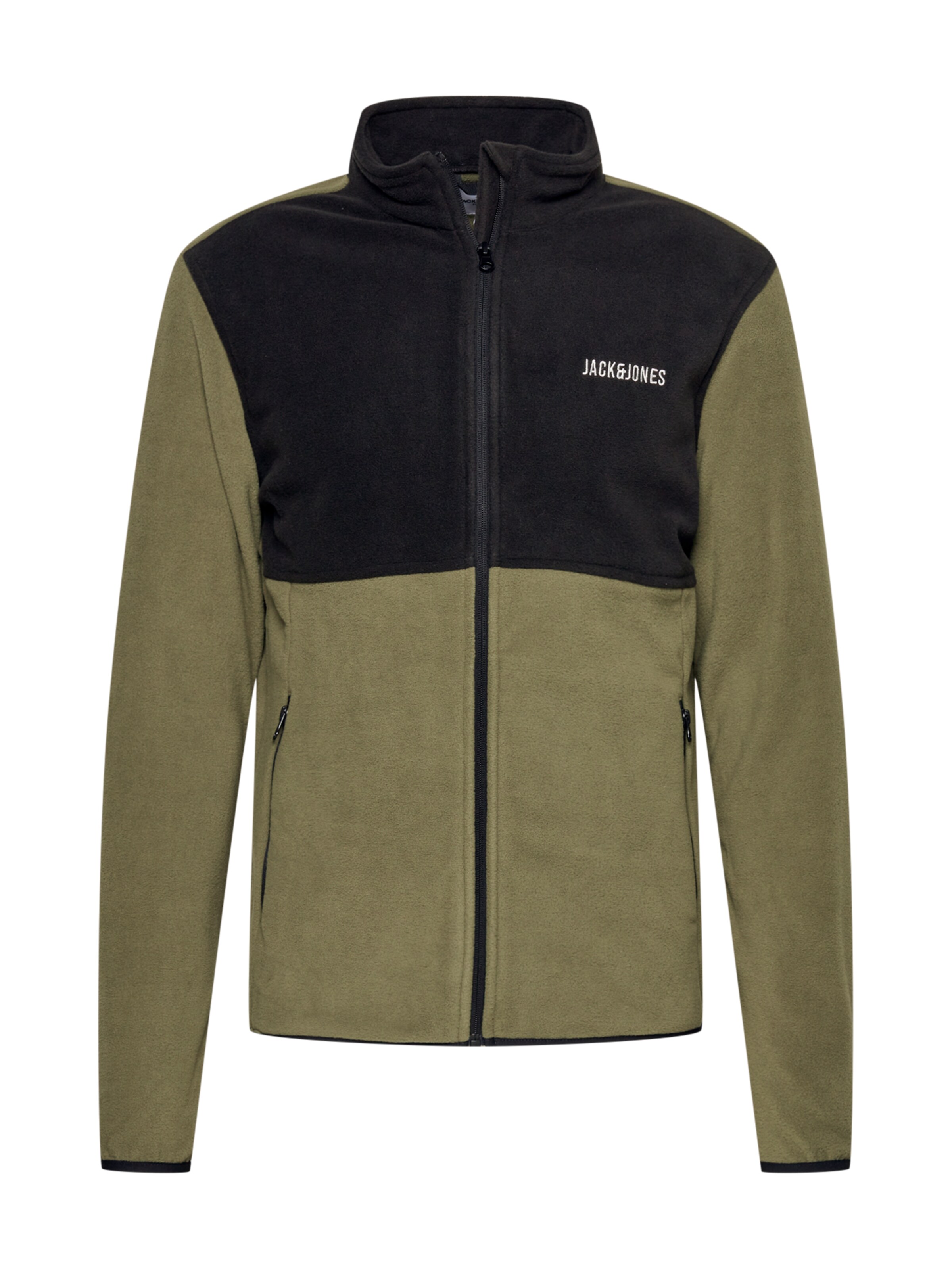 Uomo PROMO JACK & JONES Giacca di pile in Oliva Uomo PROMO JACK & JONES Giacca di pile in Oliva