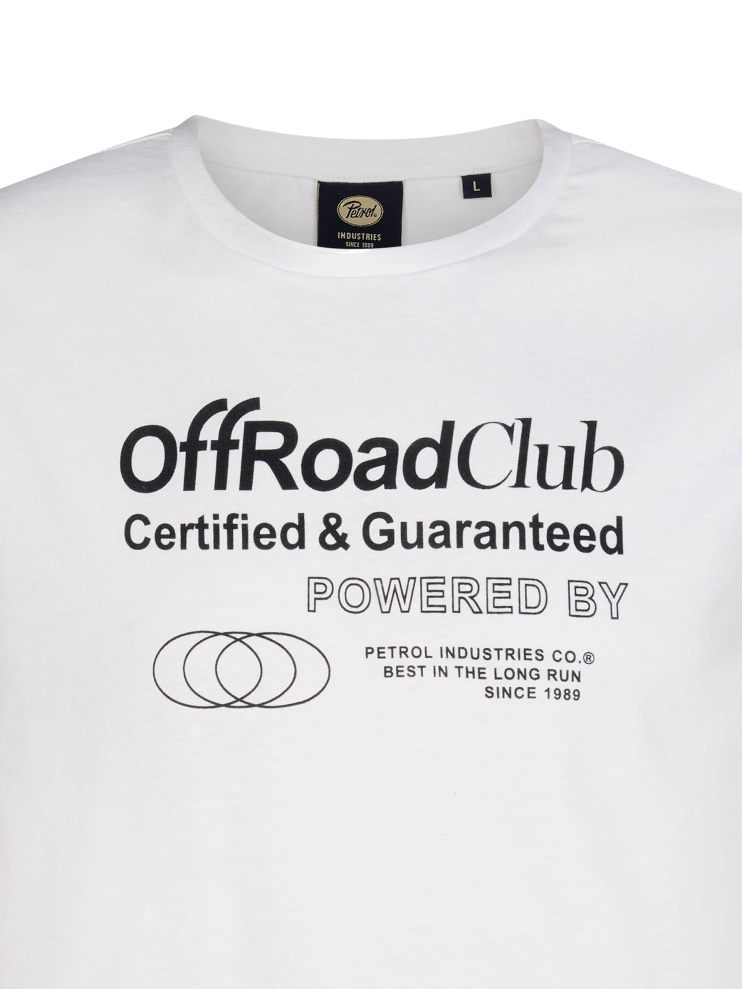 T-Shirt Petrol Industries en blanc