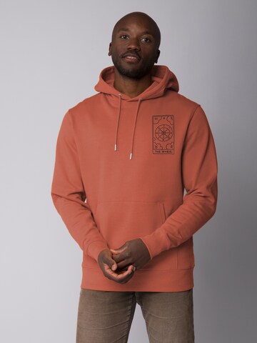 Sweat-shirt 'Tarot The Weel' Watapparel en marron : devant