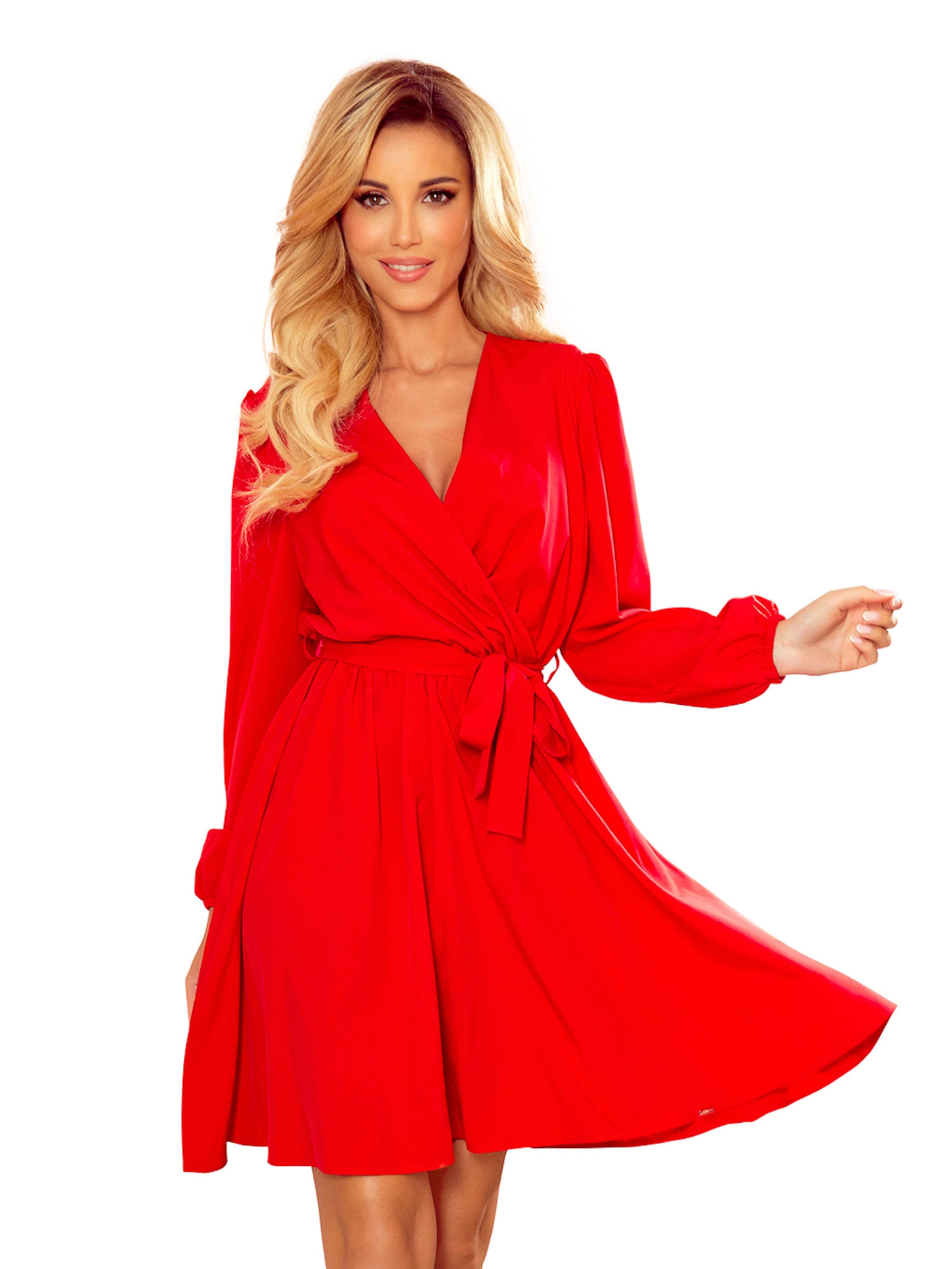 Numoco Dress 'Minikleid Bindy' in Red: front