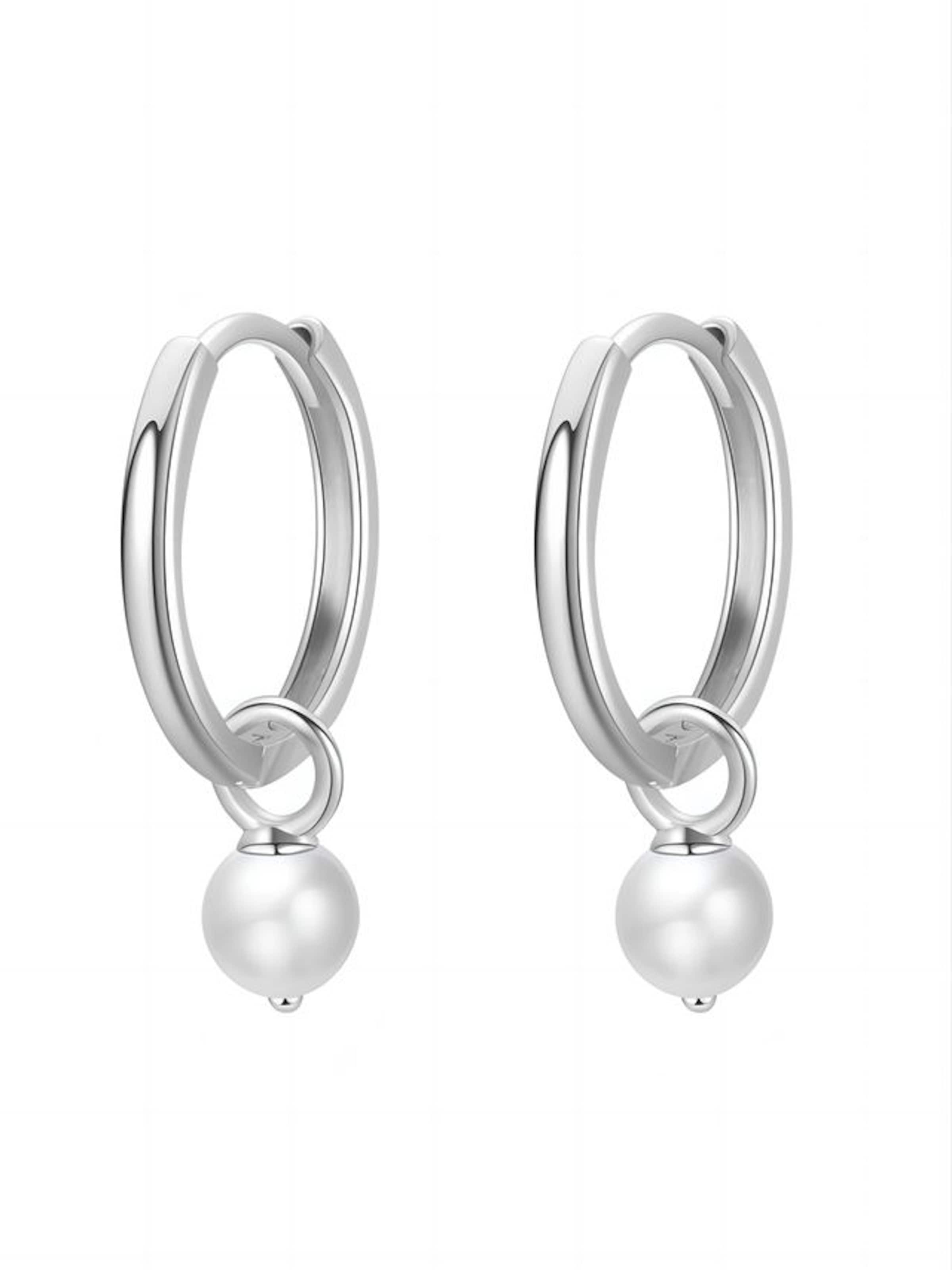 Dear Me Oorbellen 'New Beginnings' in de kleur Zilver, Productweergave