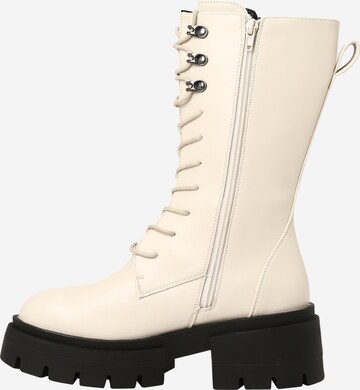 Bottines à lacets 'Lillian' GUESS en blanc