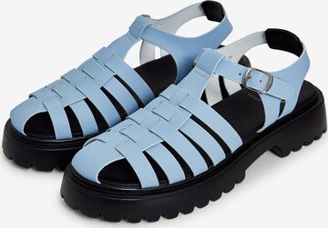 CESARE GASPARI Strap Sandals in Blue