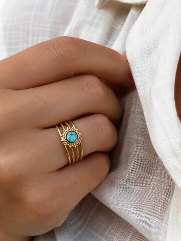 Bague 'Turchese' ETNÉE en or