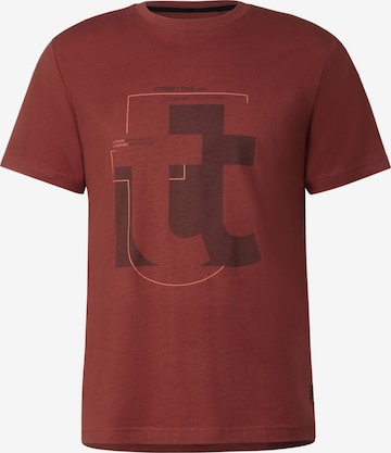 Street One MEN Shirt in Brown: front