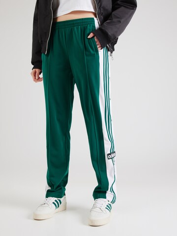 ADIDAS ORIGINALS - Loosefit Pantalón 'Adibreak' en verde: frente