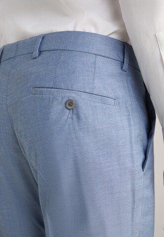 JOOP! Slim fit Pleated Pants 'Gun' in Blue