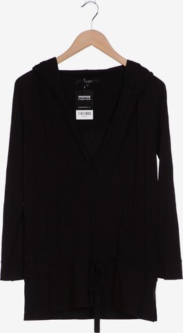 HALLHUBER Sweatshirt & Zip-Up Hoodie in M in Black: front