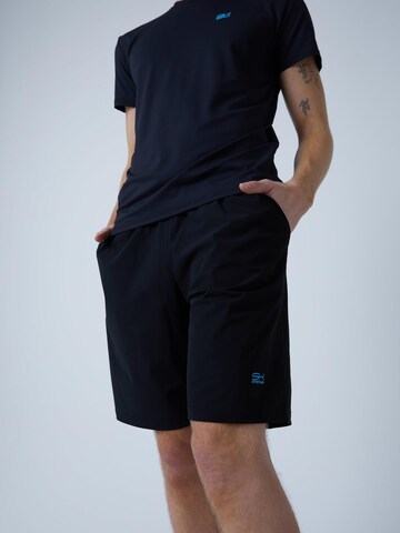 SPORTKIND Regular Sports trousers 'Shorts lang' in Black: front