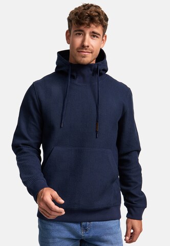INDICODE JEANS Trui 'Jody' in Blauw: voorkant