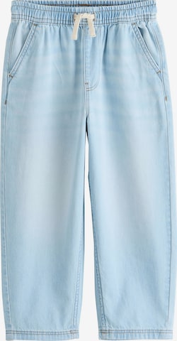 Next Barrel Jeans in Blue: front