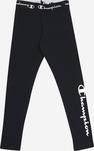 Champion Authentic Athletic Apparel Skinny Legíny – modrá: přední strana