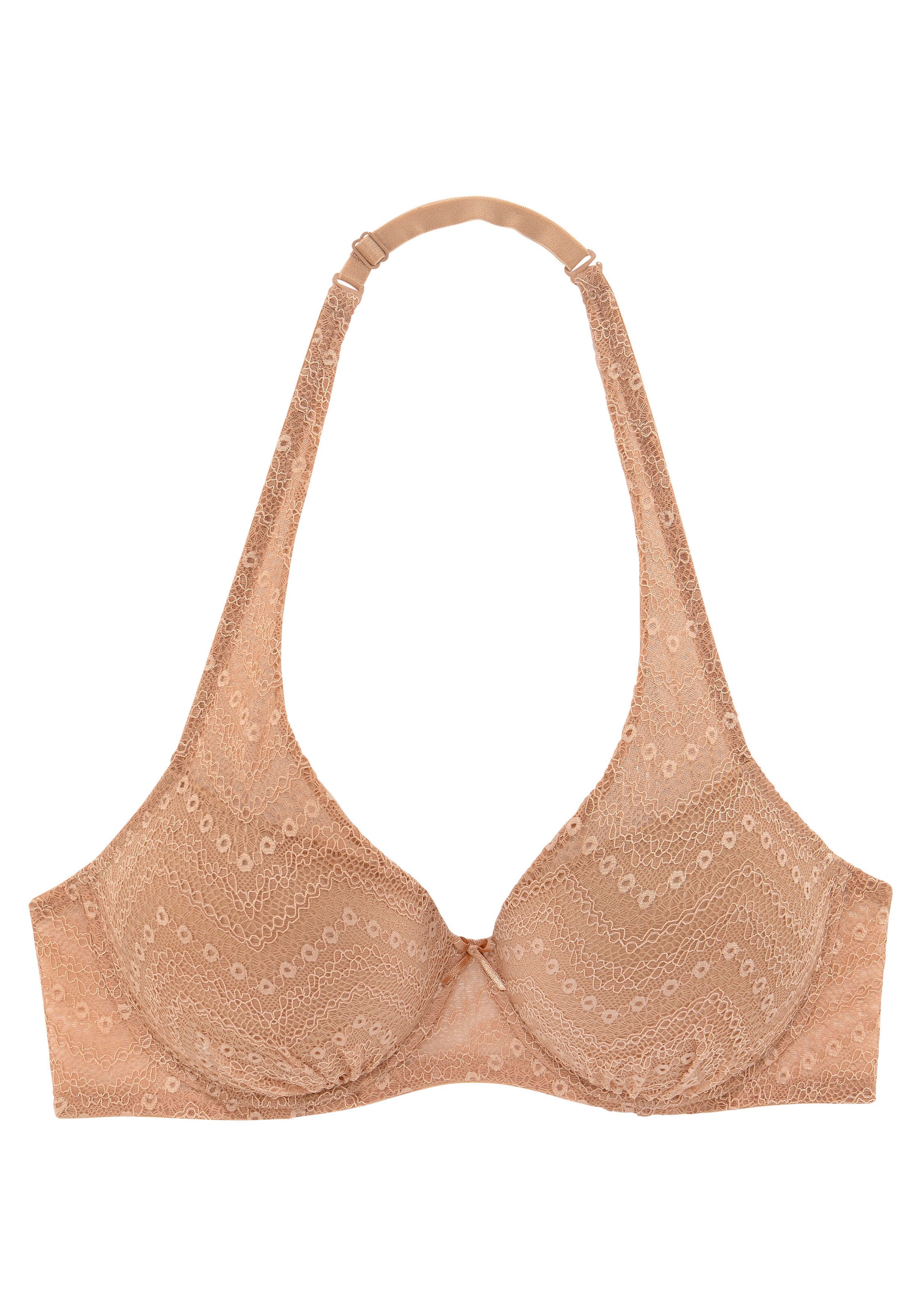 LASCANA Бюстгальтер под футболку Бюстгальтер в Бежевый