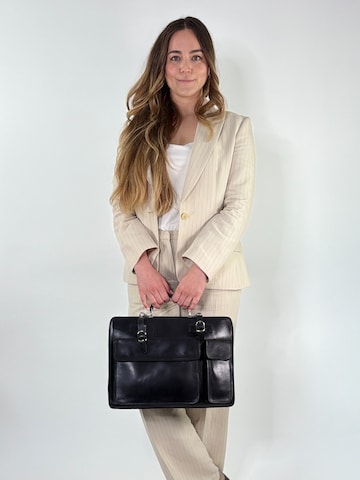 lePelou Aktenkoffer 'MARCO' in Zwart