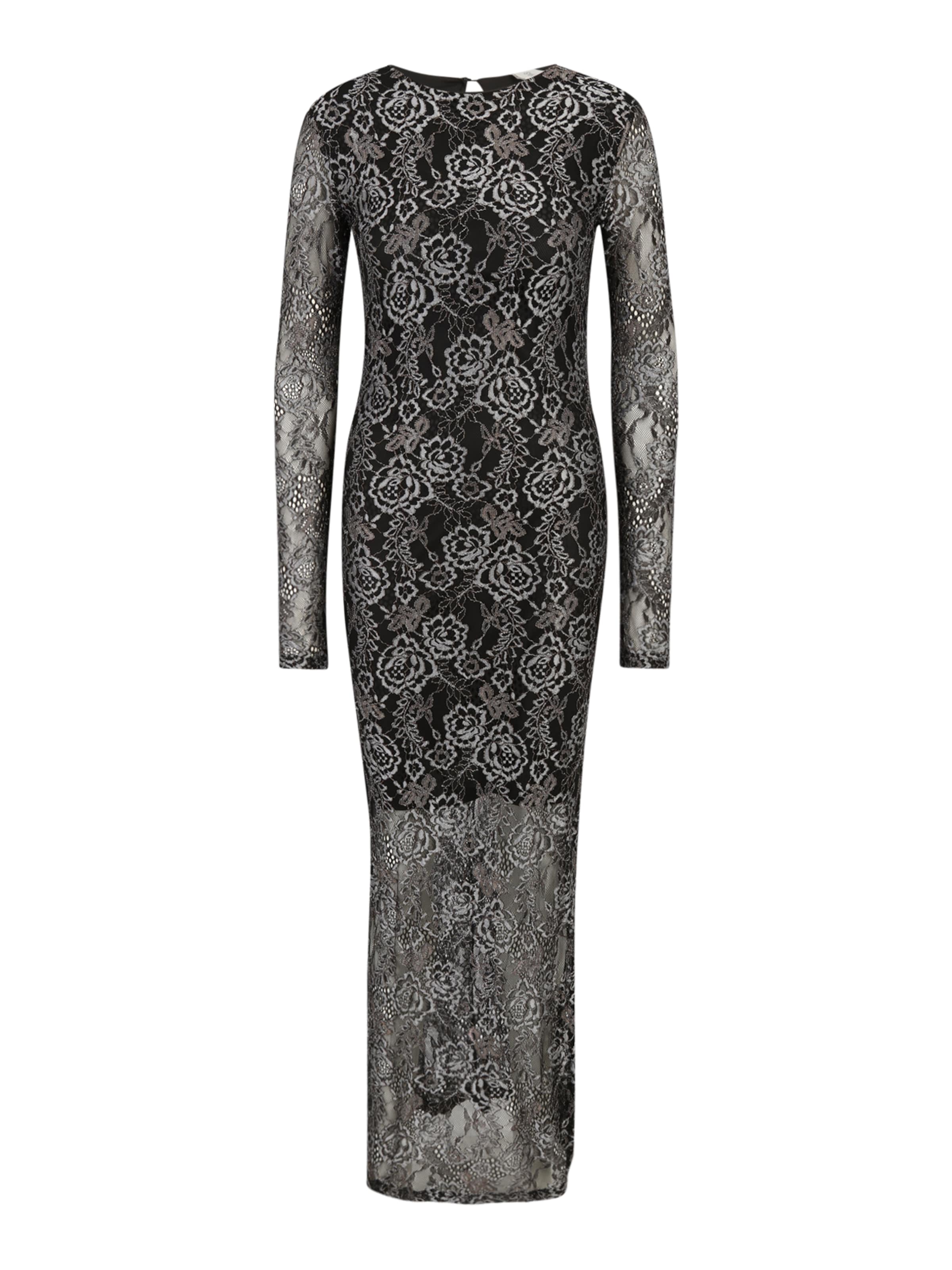 YAS Tall Šaty 'YASPOLIMA' - Čierna: predná strana