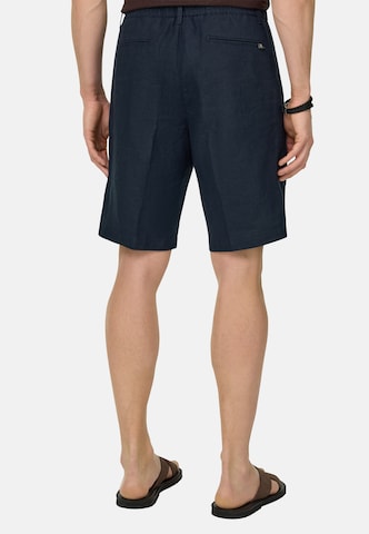 Regular Pantalon à pince Boggi Milano en bleu