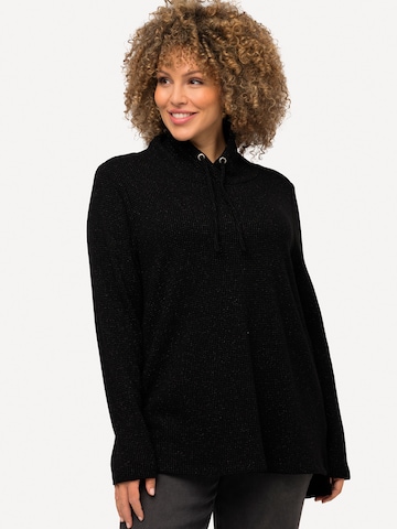 Ulla Popken Sweatshirt in Schwarz