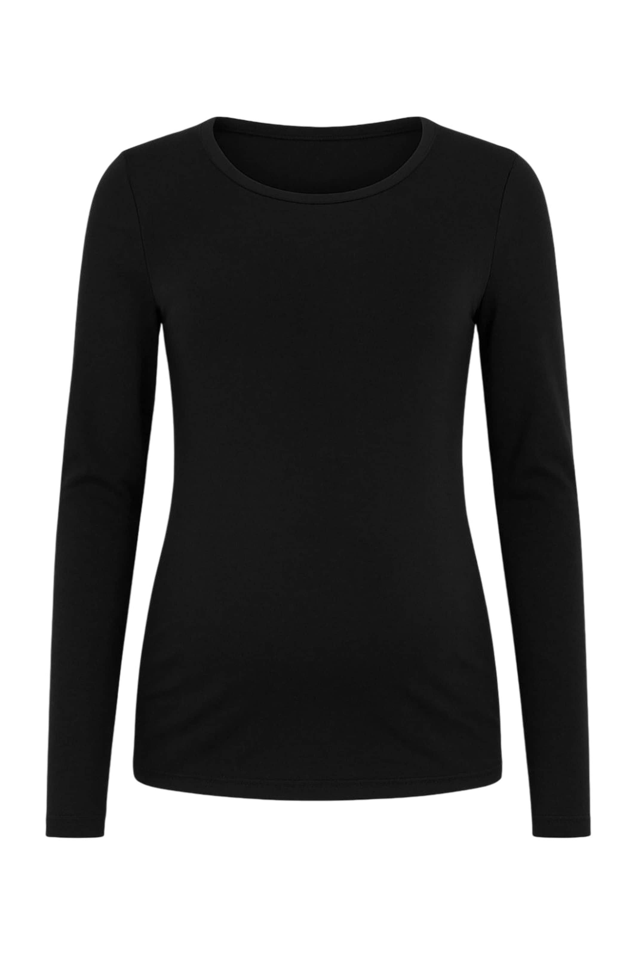 LYN MAMA Blouse in Zwart: voorkant