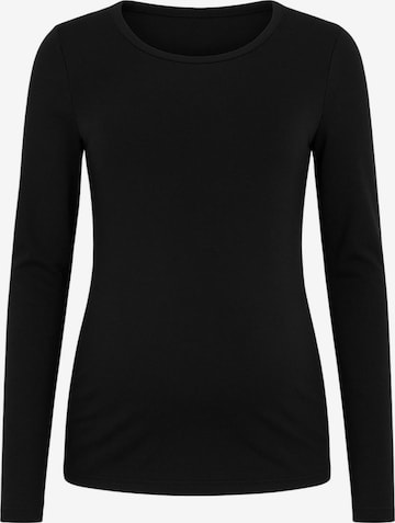 LYN MAMA Blouse in Black: front