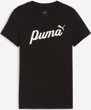 Tricou 'ESS' de la PUMA pe negru: față