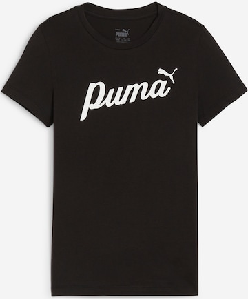PUMA T-shirt 'ESS' i svart: framsida