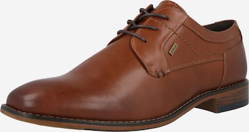 Chaussure à lacets s.Oliver en marron : devant