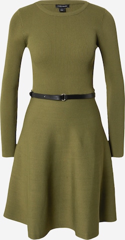 Karen Millen - Vestido de malha em verde: frente