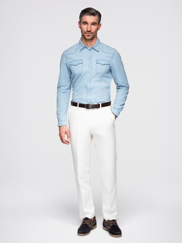 Ombre Comfort fit Overhemd in Blauw