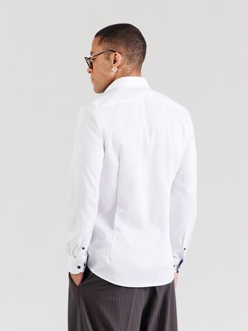 OLYMP Slim fit Πουκάμισο για το γραφείο σε λευκό