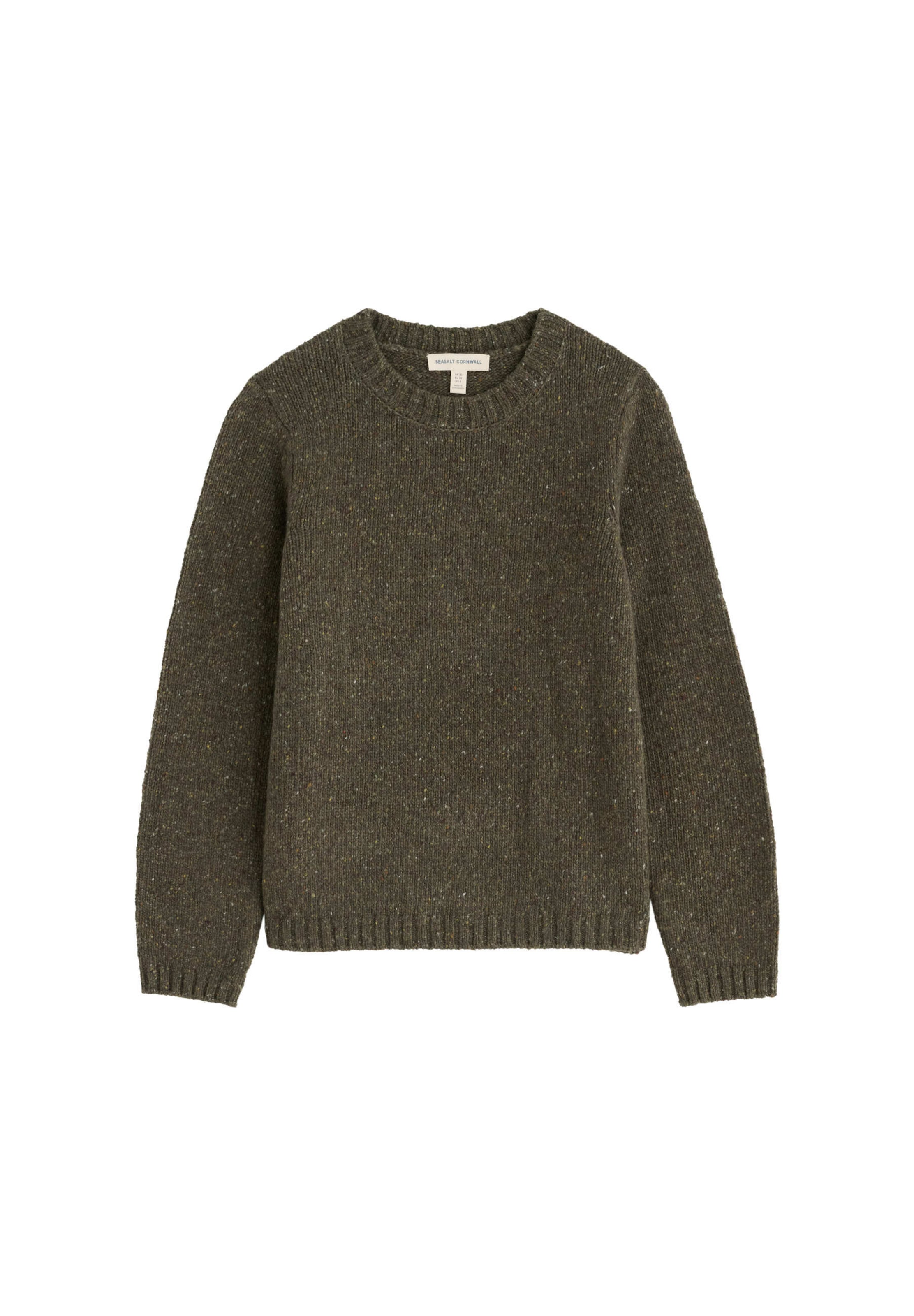 Seasalt Cornwall Trui ' Dawson Pick ' in Groen: voorkant