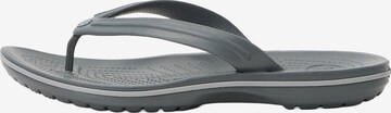 Crocs T-Bar Sandals in Grey: front
