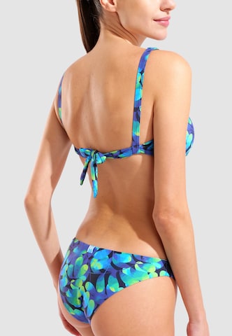 ARENA Bustier Bikini 'WATER PRINTS' värissä sininen