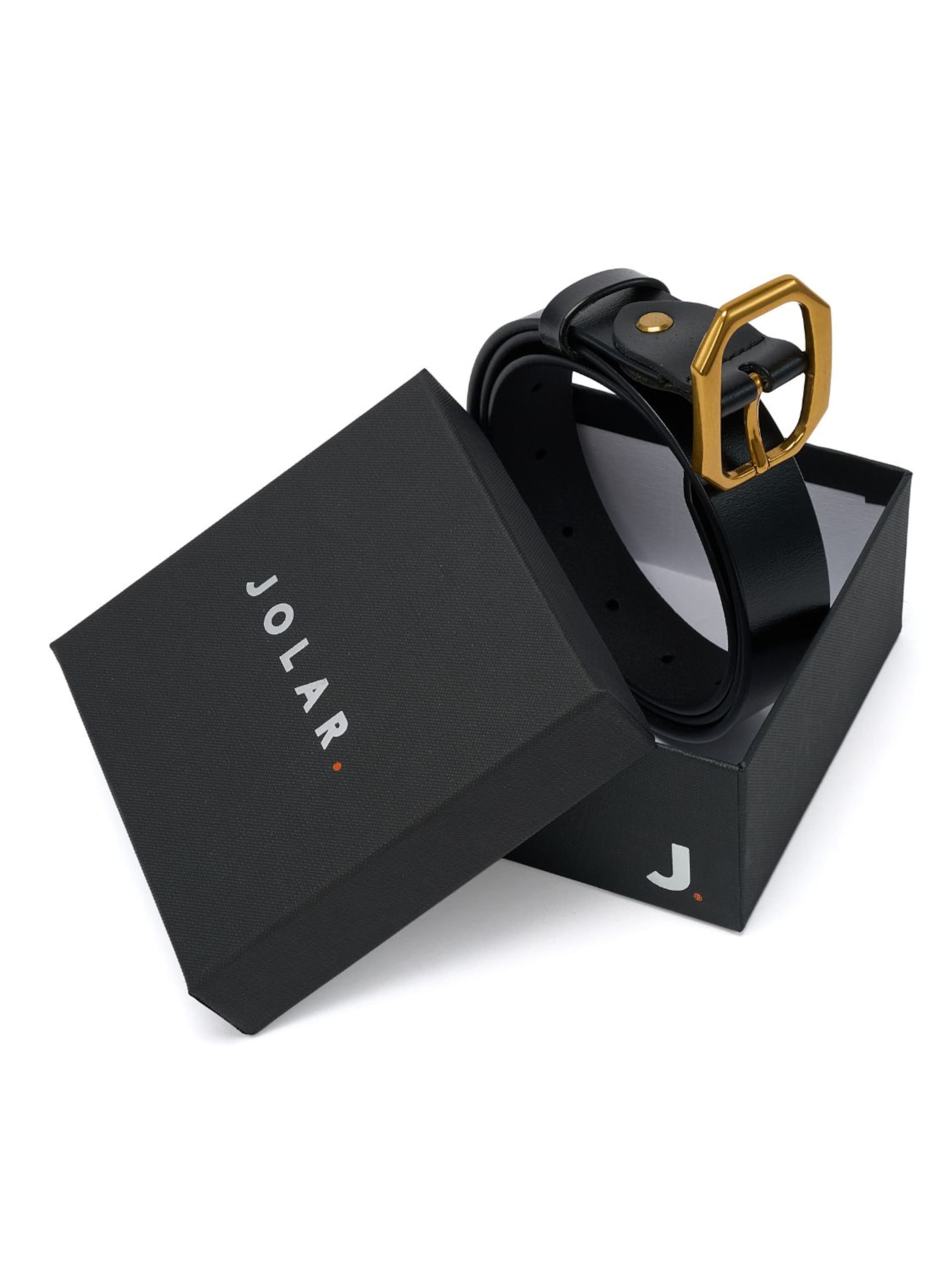 jolar Belt 'ELEGENT GOLD' in Black