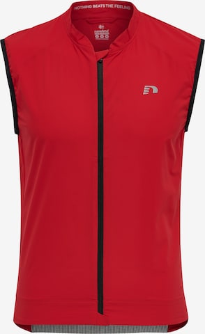 Gilet de sport Newline en rouge : devant