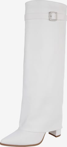 Ital-Design Boots in White: front
