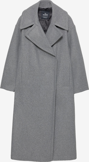 Palton de primăvară-toamnă Pull&Bear pe gri amestecat, Vizualizare produs