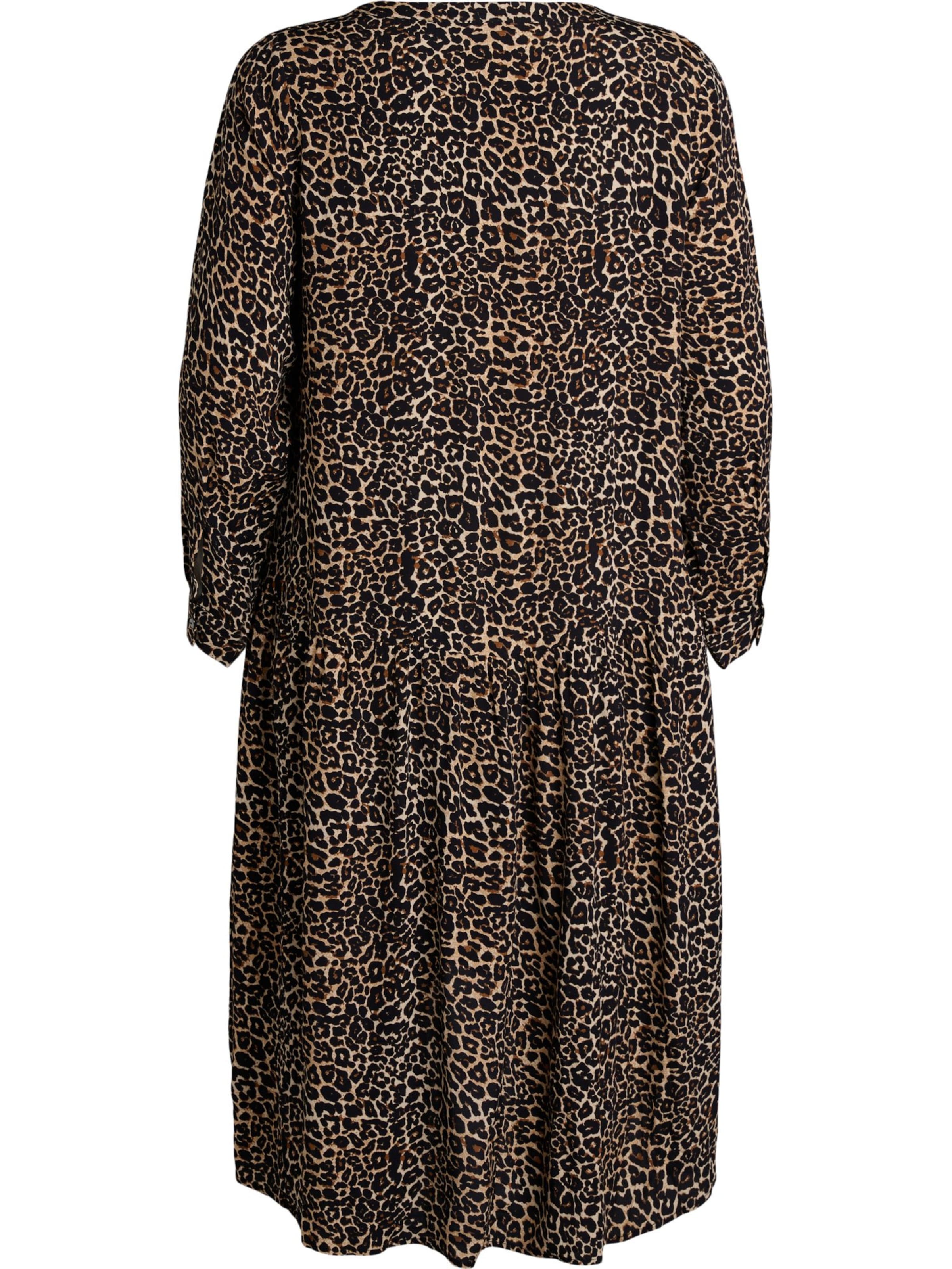 Rochie tip bluză 'Vbella' de la Zizzi pe maro