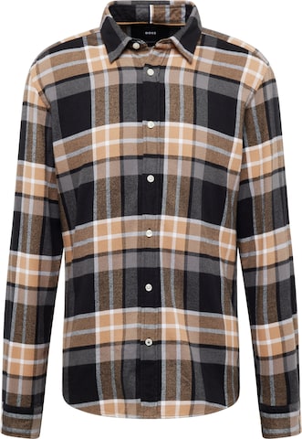 BOSS Black Regular fit Button Up Shirt 'LIAM' in Mixed colors: front