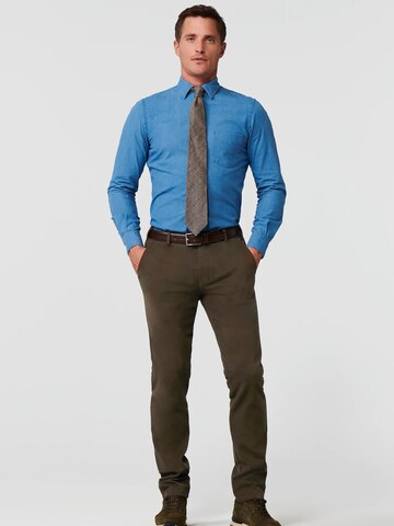 Regular Pantalon chino 'Bonn' MEYER en marron