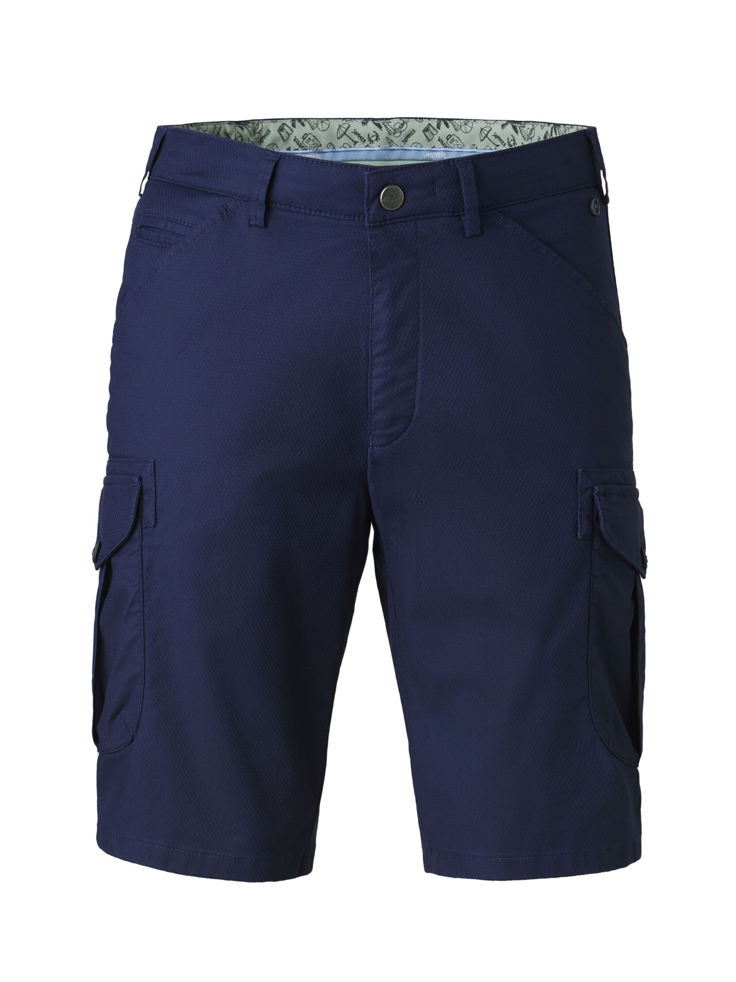 MEYER Broek 'B-Orlando' in Blauw: voorkant