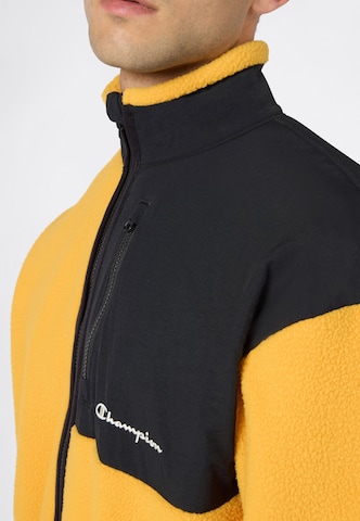 Champion Fleece jas in Geel