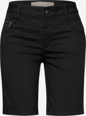 STREET ONE Shorts 'Bermuda' in Schwarz: Vorderseite
