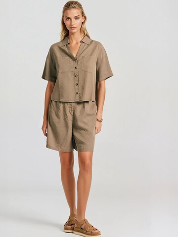 Camicia da donna di Funky Buddha in verde