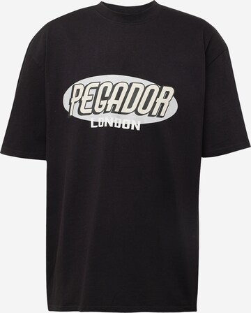 Pegador Shirt 'County' in Zwart: voorkant