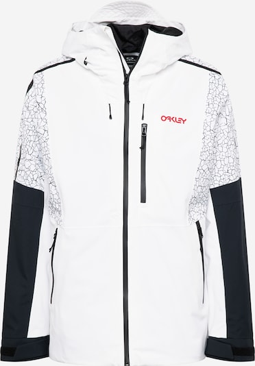 OAKLEY Sportjacke 'GUNN' in rot / schwarz / weiß, Produktansicht